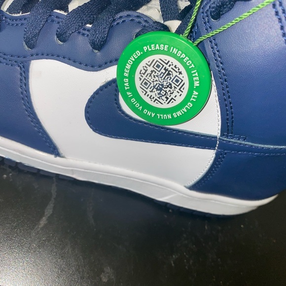 Nike Dunk High Championship Navy - Picture 7 of 8